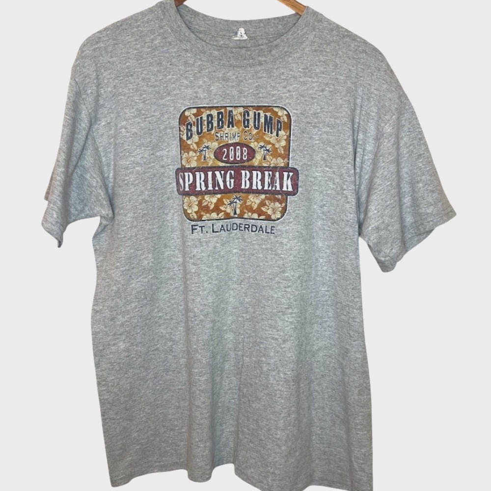 Anvil Bubba Gump Shrimp Co. 2008 Spring Break Ft. Lauderdale Retro T Shirt